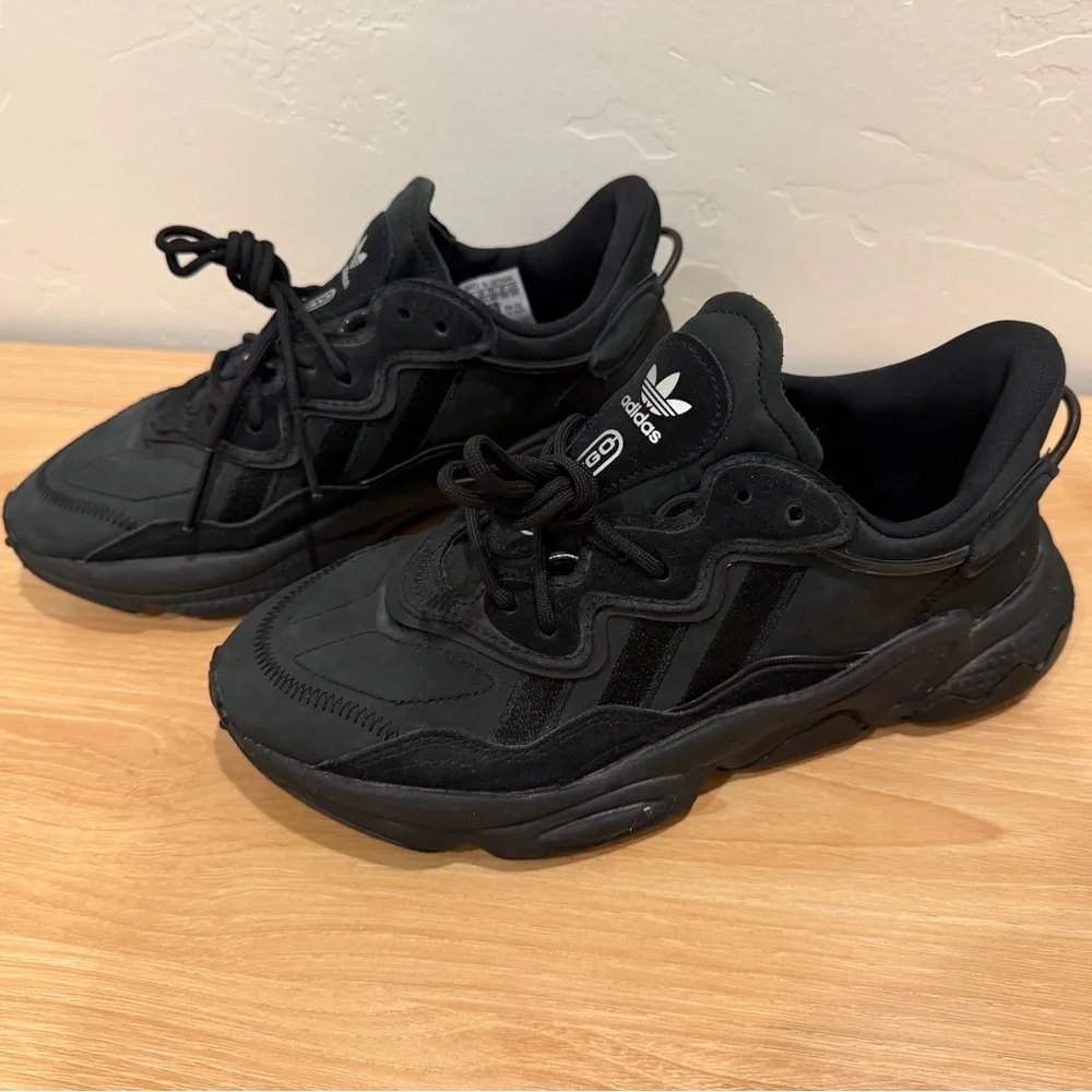 Adidas Women's Black Sneakers - Picture 1 of 9